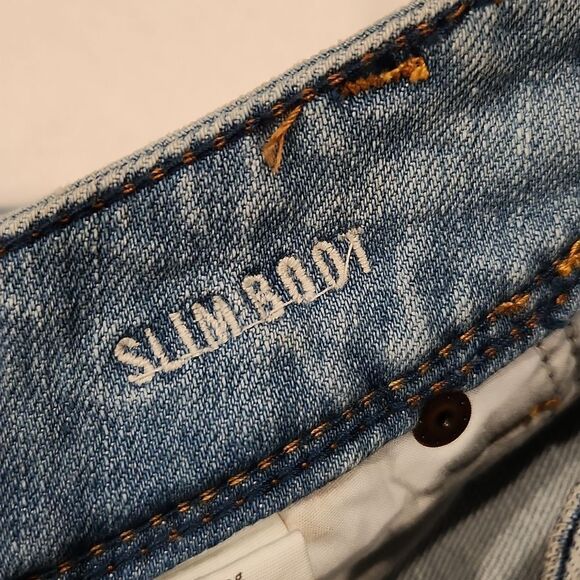 Lightwash American Eagle slim bootcut jeans size 10L - Picture 4 of 13